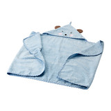 ◆北京宜家代购◆IKEA家居 巴第 带帽婴儿毛巾 浅蓝色 婴儿浴巾