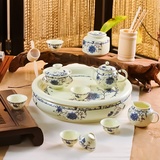 景德镇青花瓷茶具套装家用陶瓷大茶杯茶壶茶盘功夫茶具整套特价