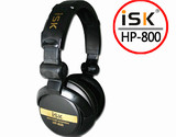 正品 ISK HP-800 专业监听耳机 头戴式DJ录音电脑K歌音乐监听耳机