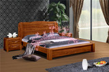特价榆木床实木床1.8米双人床卧室家具老榆木家具全实木床婚床