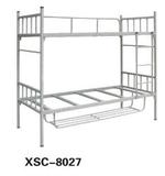 铁架床上下铺铁床员工宿舍床双层学生高低床公寓床加厚钢架铁床