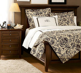 多美多实木家具 可定制 美式乡村风格 实木松木双人床