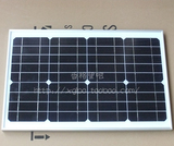 热卖促销20W单晶硅太阳能电池板12V光伏发电板家用路灯用高效优质
