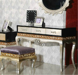 欧式梳妆台卧室组合套装新古典化妆台新古典梳妆柜家具实木梳妆桌