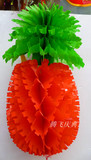 菠萝灯笼塑料纸灯笼折叠水果灯笼批发圣诞节幼儿园装饰新年吊饰