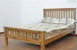 白橡木纯实木家具欧式田园简易家具单双人床/1..35米*2米床特价