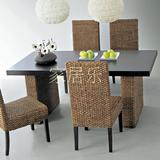 特价藤家具藤椅藤餐桌五件套组合 藤编藤制品实木藤餐椅 饭桌椅子