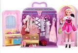 包邮乐吉儿梦幻衣柜 芭比娃娃套装女孩过家家儿童玩具 益智