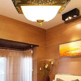 波西米亚灯具欧式吸顶灯新古典树脂边框高贵餐厅客厅卧室灯饰063