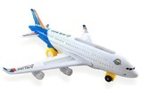 闪光空中巴士A380儿童电动玩具飞机模型拼装组装客机超大号
