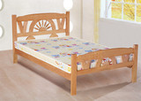 包邮 实木床/橡木床 1米儿童床1.2米单人床1.5米双人床成人床