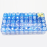 1.6厘米/16毫米透明骰子色子 点数筛子 蓝色骰子 桌游 棋牌配件