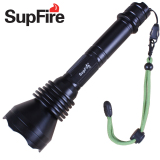SupFire神火X6正品户外强光手电筒 充电探照灯高亮T6进口LED包邮