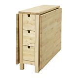 IKEA滋滋深圳宜家代购 诺顿折叠式餐桌 实木桌子原木家具家私