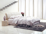 斯可馨6792真皮床双人床1.8米婚床榻榻米床软床现代简约皮艺床