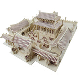 手工房子diy模型14岁以上手工组装仿真中国古建筑模型拼装玩具屋