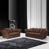 欧式真皮布艺沙发美式三人沙发组合新古典沙发简约现代样板房沙发