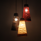 【陆一】现代简约创意艺术三色编织藤艺家居特色客厅卧室餐厅吊灯