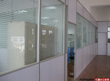 办公室屏风高墙隔断 房间玻璃铝合金电脑桌隔墙 武汉高隔屏风定制