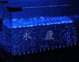 led潜水灯潜水七彩灯 匹配静音氧气泵用鱼缸灯带气条 蓝色 31cm
