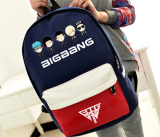 BIGBANG 权志龙TOP 同款周边 卡通图案 背包 学生包 书包 双肩包