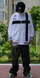 Rocawear休闲外套潮男运动衫 贴布刺绣HIPHOP男嘻哈滑板卫衣外套