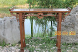 中式实木仿古供台 铜钱供桌 琴桌 经桌 翘头条案 书法桌