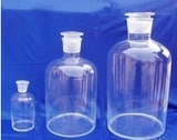 白棕细口玻璃瓶试剂玻璃瓶玻璃密封瓶磨砂玻璃瓶塞