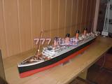 【777纸模型】Titanic泰坦尼克号邮轮轮船模型长1.4米|包邮