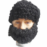 直销动漫COS爆炸型假发胡须老年黑人胡子化装舞万圣节圣诞节道具