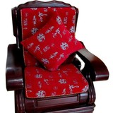 加厚红木沙发坐垫 花梨实木沙发垫子 连体海绵椅垫靠垫 现代中式