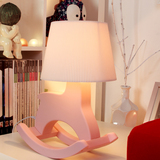 创意卡通客厅卧室床头灯 儿童房可爱木马台灯 现代田园装饰灯具