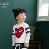 现货 韩国童装代购 男童春装 mm宝宝tigermini川久保龄长袖T恤