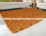 新品 特价 豹纹 虎皮 绒面 地毯加厚客厅 卧室 茶几 床前毯 门垫