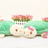 创意情人节生日礼物毛绒玩具乌龟公仔可爱绿色小乌龟抱枕布娃娃女