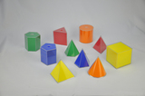 台湾游思乐幼儿园小学数学教具10型透明几何图形容器颜色图形认知