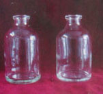特价批发50ml模制西林瓶 卡口玻璃瓶透明密封化学实验器材 冲冠