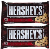 美国HERSHEY'S 好时特黑巧克力可可豆 340g 进口烘焙耐高温原料