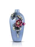 专柜正品罗比罗丹圣劳伦和谐圆满花瓶(中)彩色水晶玻璃珐琅彩家居