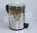 STOCCO  304不锈钢加厚  3L 垃圾桶 脚踏式 家用 厨房卫生间