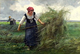 DMC 法国R线 十字绣套件 人物 世界名画 油画 麦田里的农妇