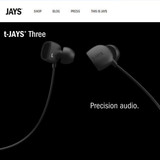 正品捷狮t-JAYS Three 3有线耳机游戏入耳塞式安卓三星手机发烧电