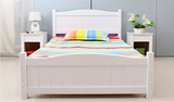 松木床成人床实木床儿童床单人床双人床1米1.2米1.35米1.5米1.8米