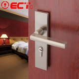 欧式门锁卧室室内实木门锁具三件套套装美式不锈钢防盗门锁芯简约