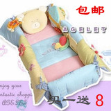 包邮韩国春夏婴幼儿童宝宝便携婴儿床床中床折叠床纯棉软床游戏床