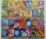 正版斗龙战士VIP收藏卡片 全套64张不重复斗龙战士塑料卡片
