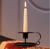 欧式杆蜡用单头铁艺烛台 婚庆铁艺餐桌烛台摆件 家居饰品蜡烛台