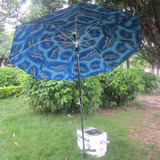 高档防紫外线钓鱼伞 太阳伞 2.1米PPC二节单转纤维伞 遮阳伞
