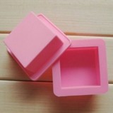 甄品 DIY模具 手工皂模具 硅胶模具 单孔正方形模具 可做70克