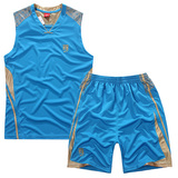 2014定制高端品质CBA篮球服套装 男球衣队服 男式透气吸汗比赛服